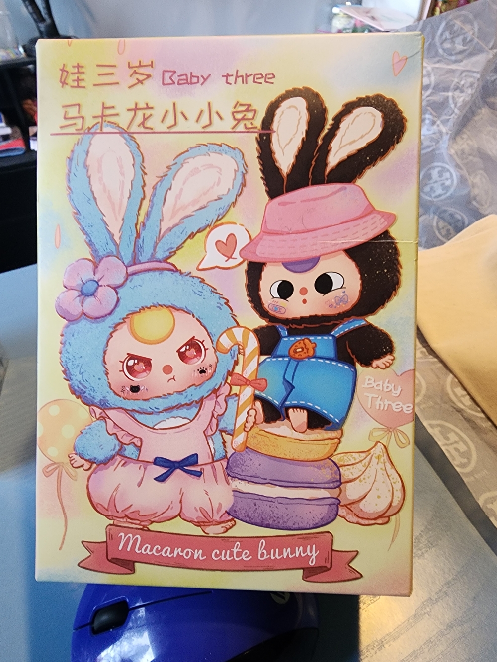 Baby Three Macaron Bunny Blind Box Sealed